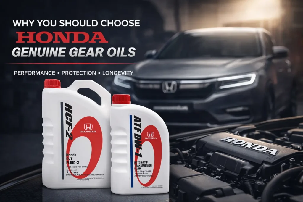Honda Genuine Gear Oils by AMTTS for smooth transmission performance