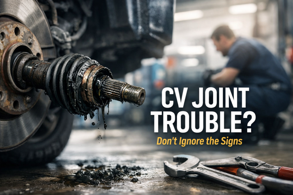 Why Your Front Axle Is Making Noise The Role of a Leaking CV Boot