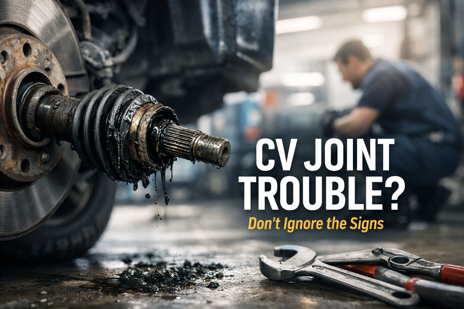Why Your Front Axle Is Making Noise The Role of a Leaking CV Boot